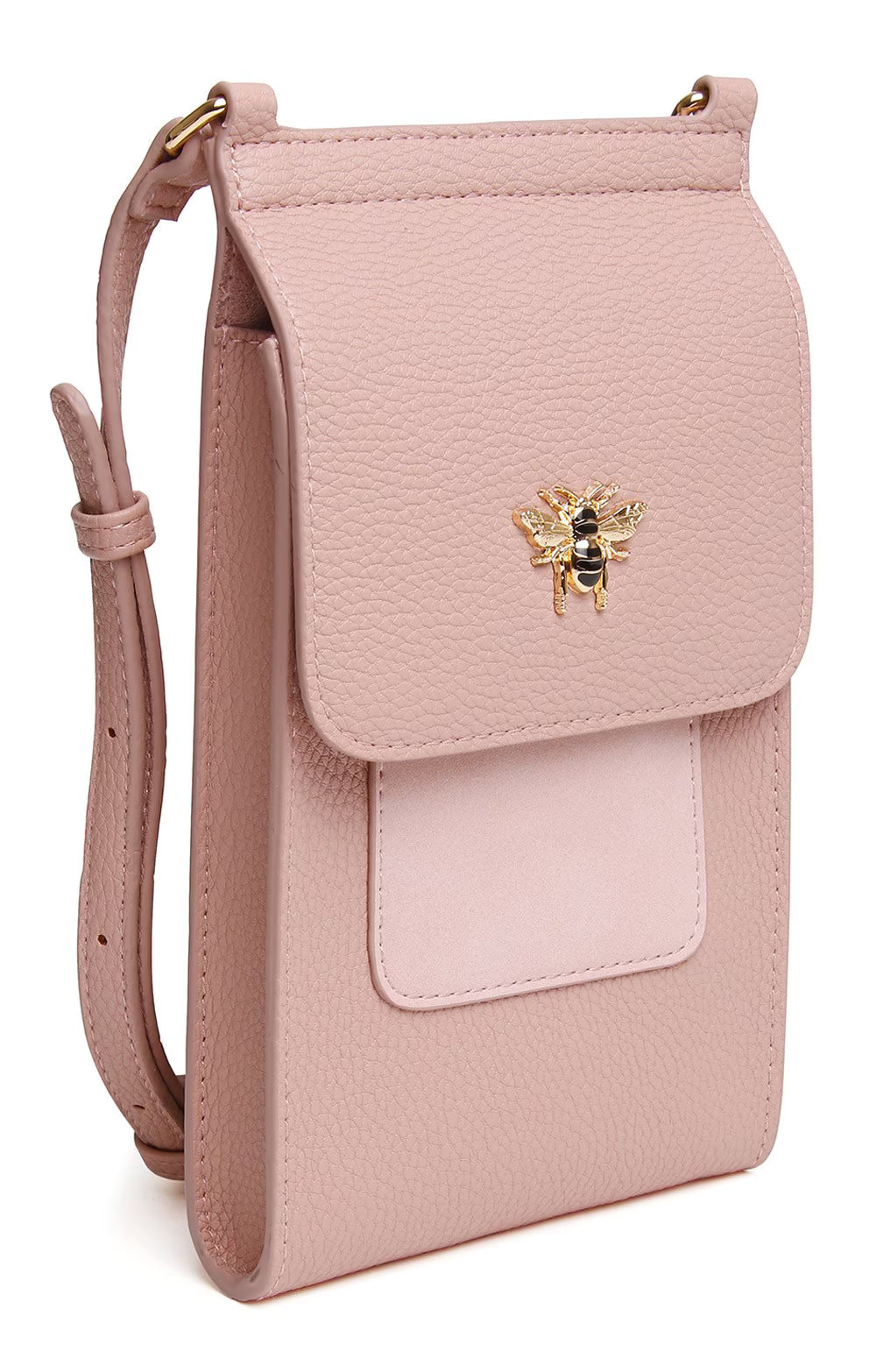 Pink Mini Bloomsbury Cross Body Bag by The Nook