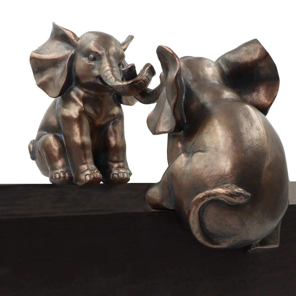 Elephants Playing Sculpture by Bentley & Bo Interiors