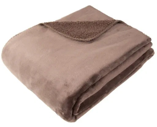 Softest Fleece Throw in Coffee by The Nook