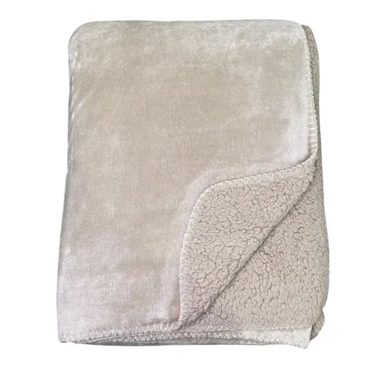 Softest Cosy Throw in Taupe by The Nook