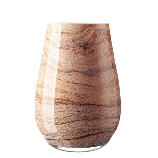 Medium Conical Vase in Natural Stone