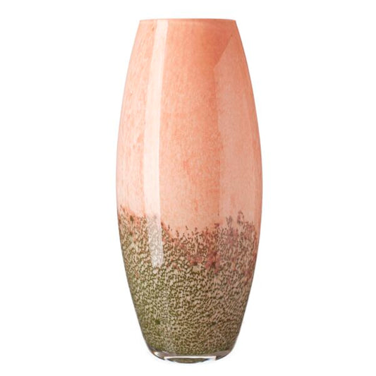 Small Tapered Vase in Evergreen Blush