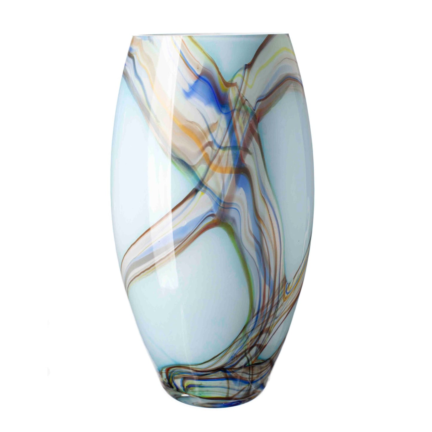 Large Taper Vase in Oceanic Rainbow
