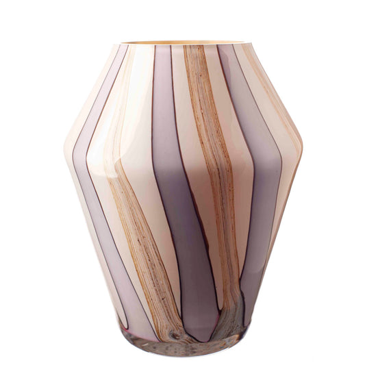 Diamond Globe Vase in Blushed Meadows