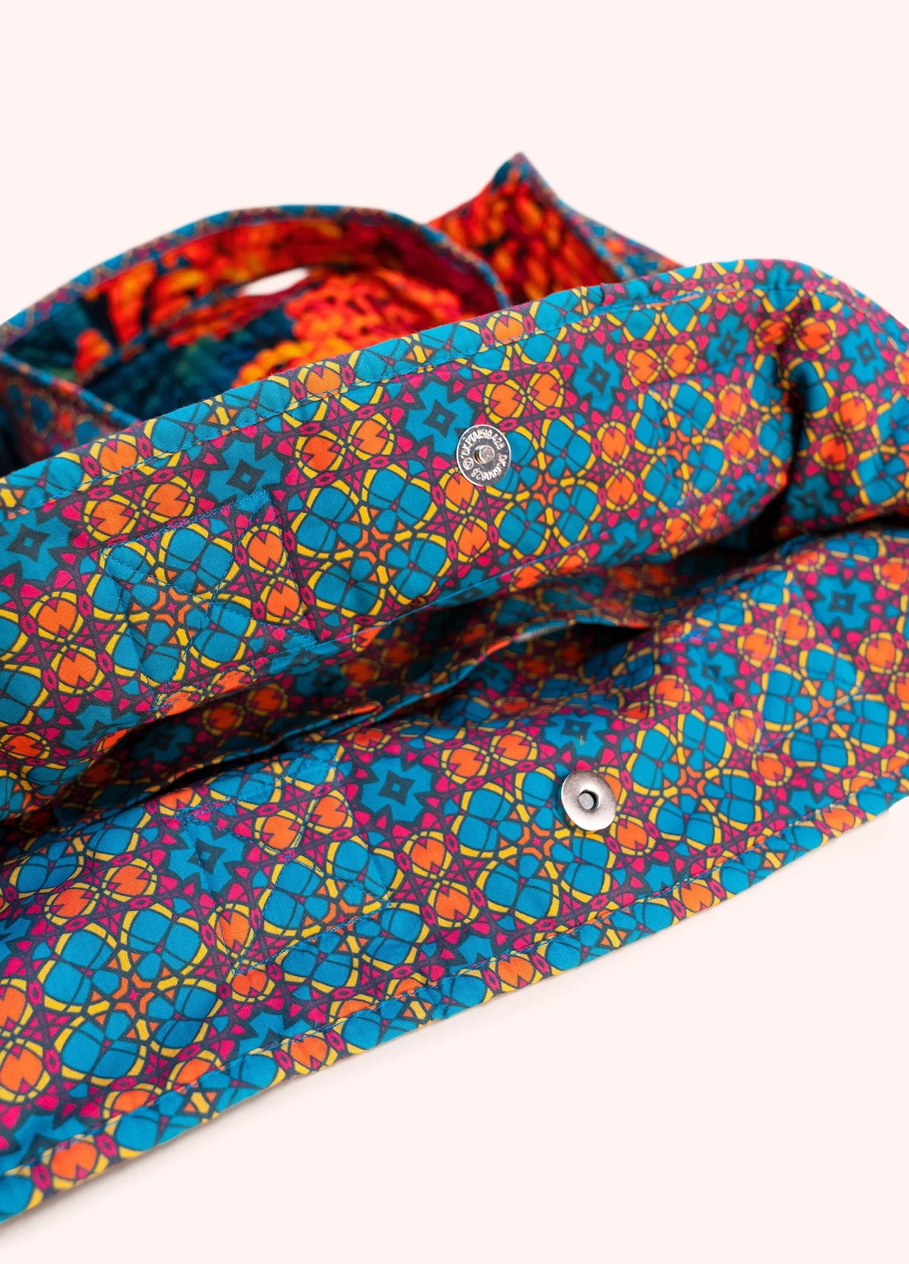 Chrysanthemum Quilted Velvet Tote by The Nook