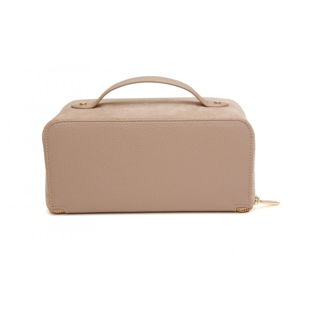 Mink Suede Kensington Train Beauty Case by The Nook
