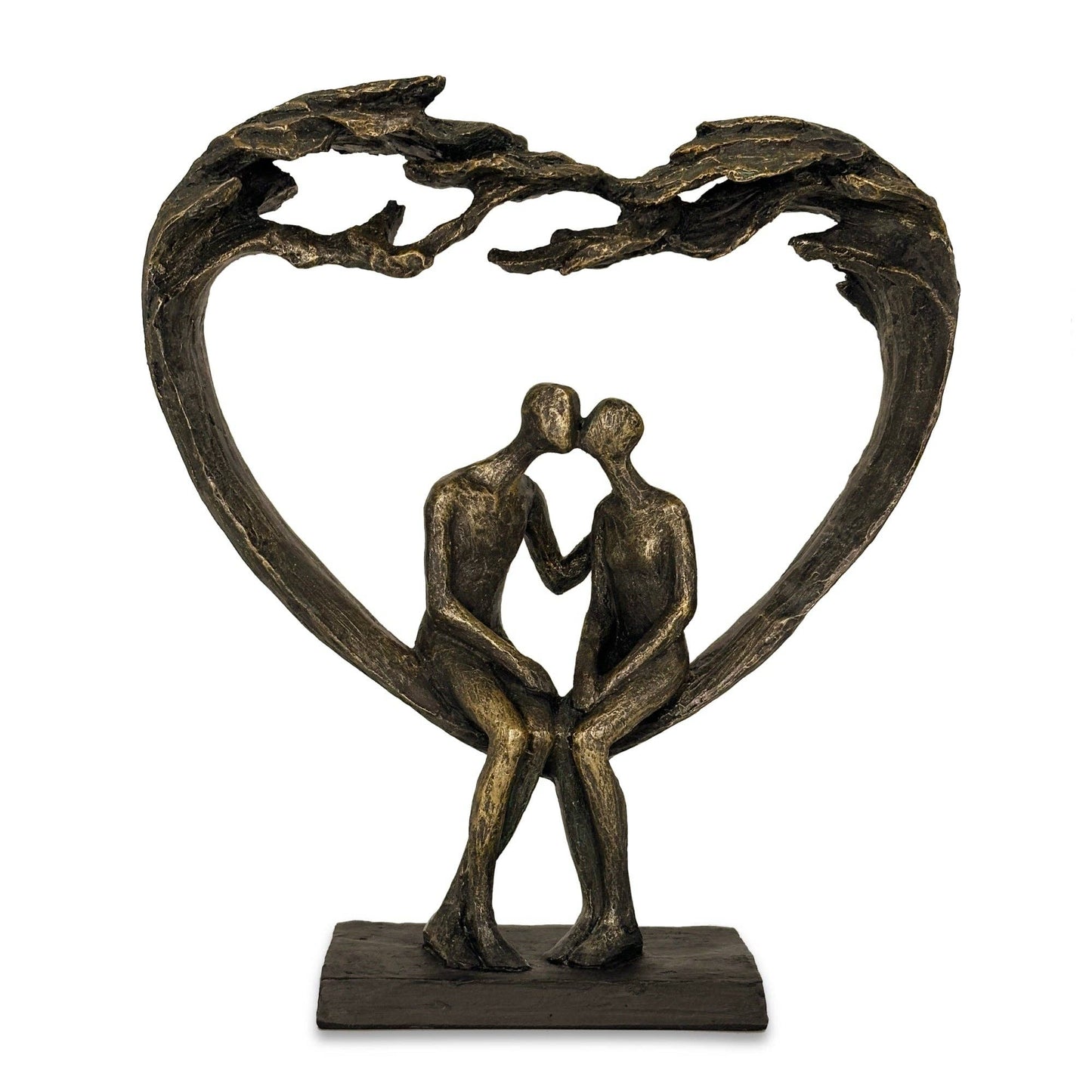 Sitting Couple Under Heart Tree