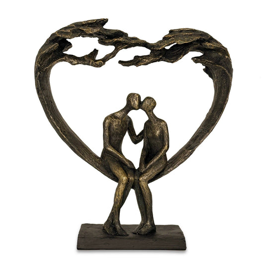 Sitting Couple Under Heart Tree