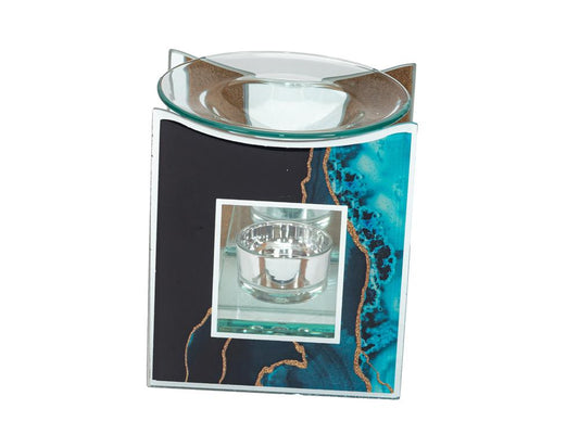electric blue oil burner