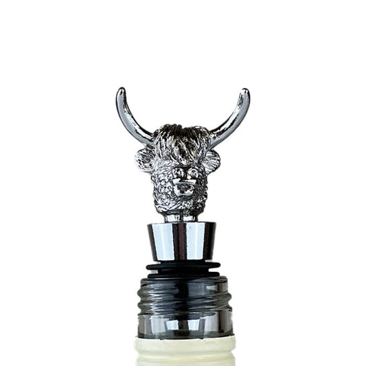 Highland Cow Bottle Stopper by Selbrae House