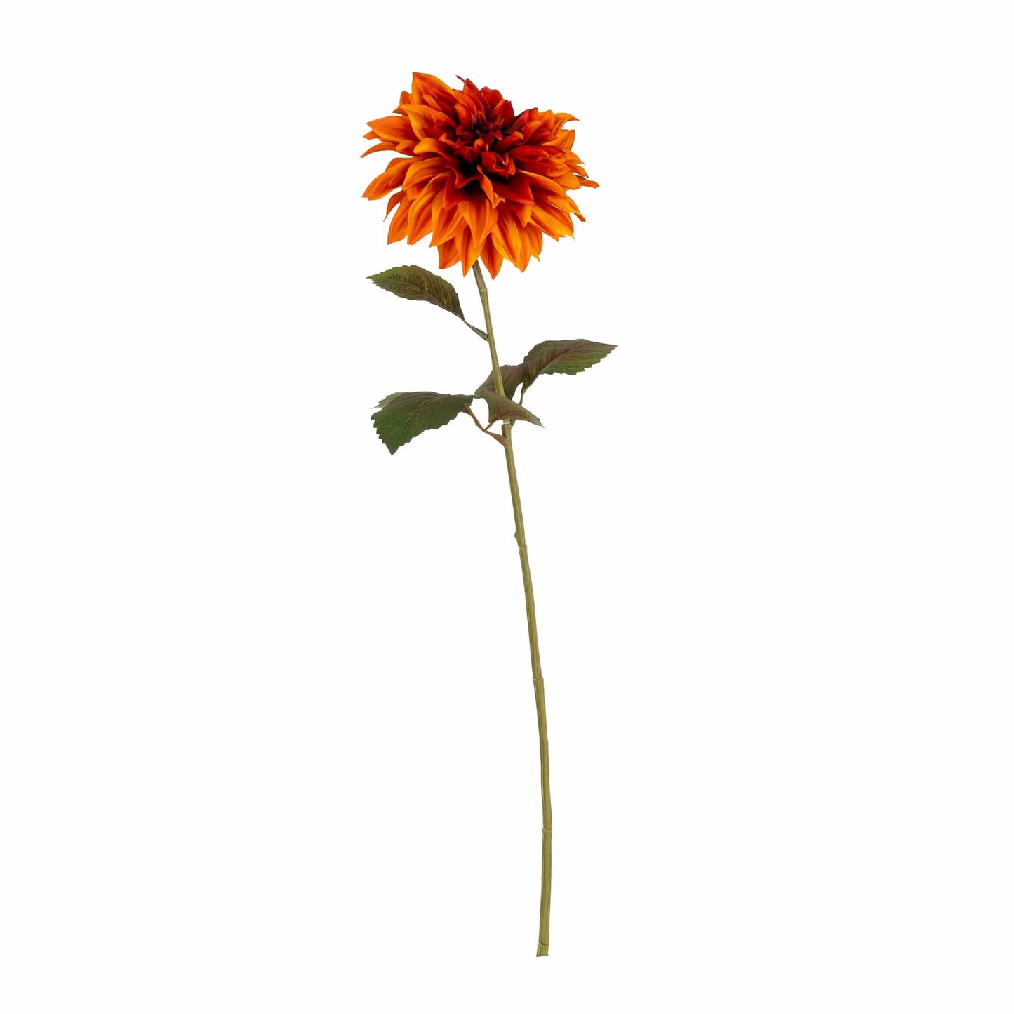 Orange Dahlia Stem 74cm by Candlelight