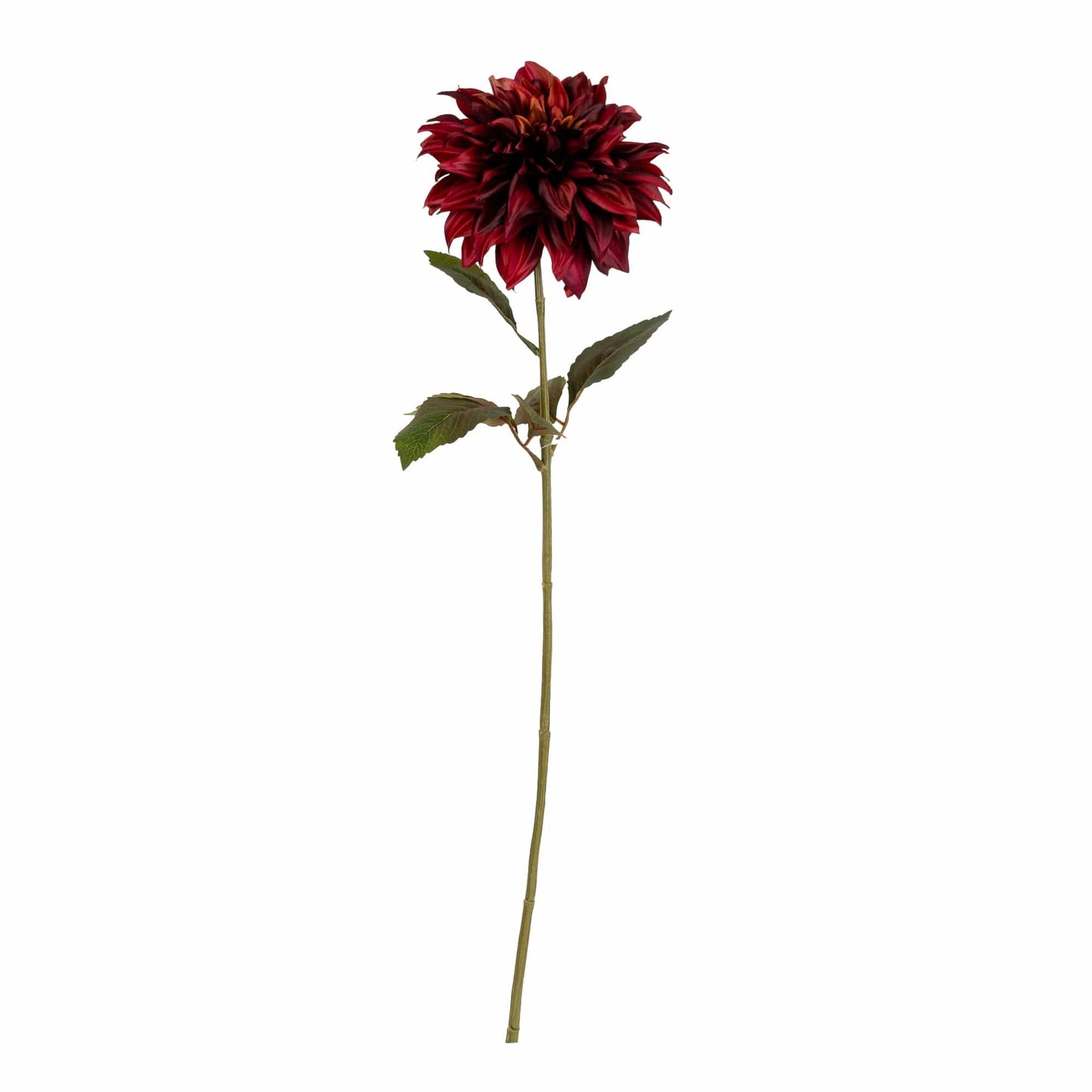 Burgundy Dahlia Stem 74cm by Candlelight