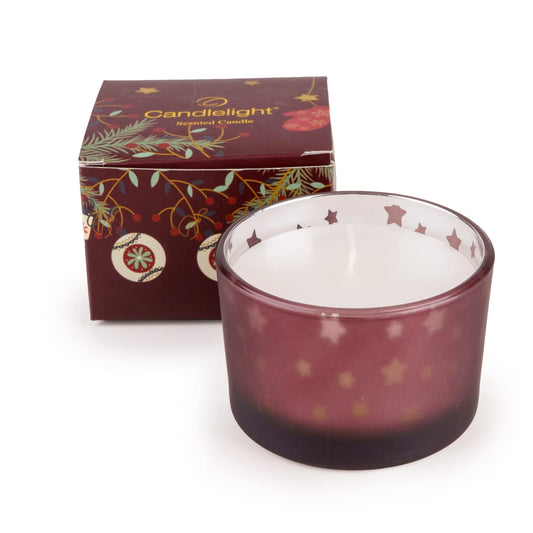 Red Stockings & Baubles Candle