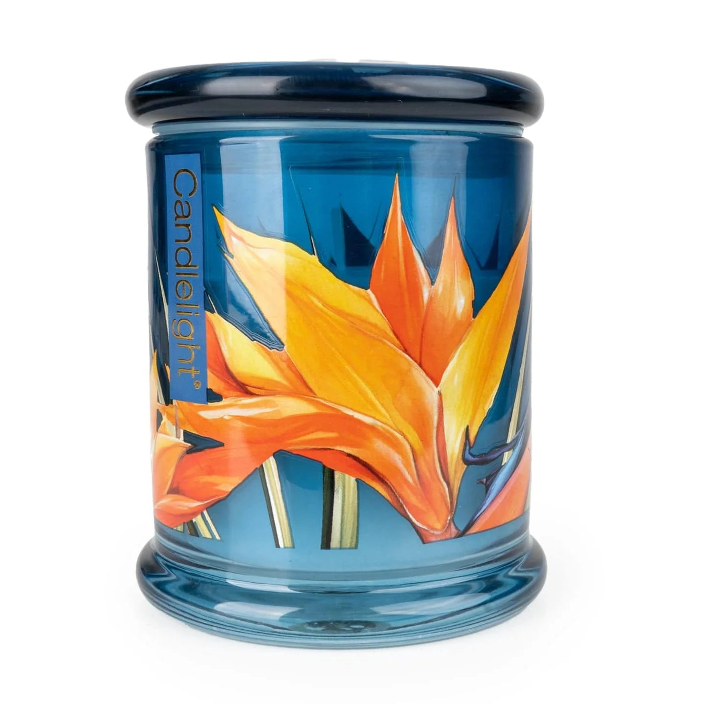 Paradise Flower & Mango Large Glass Jar Candle by Candlelight