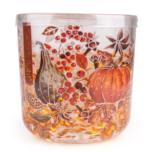 LED CANDLE FLORA & FAUNA PUMPKIN