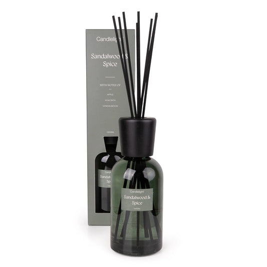 Sandalwood & Spice Reed Diffuser 1000ml by Candlelight