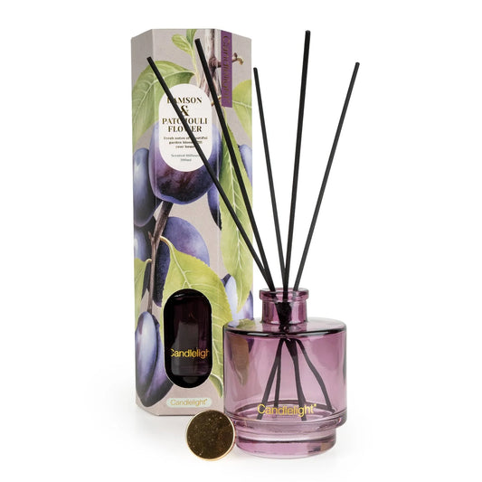 Damson & Patchouli Flower Diffuser by Candlelight