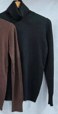 Classic Polo Neck Knit Sweater - The Nook