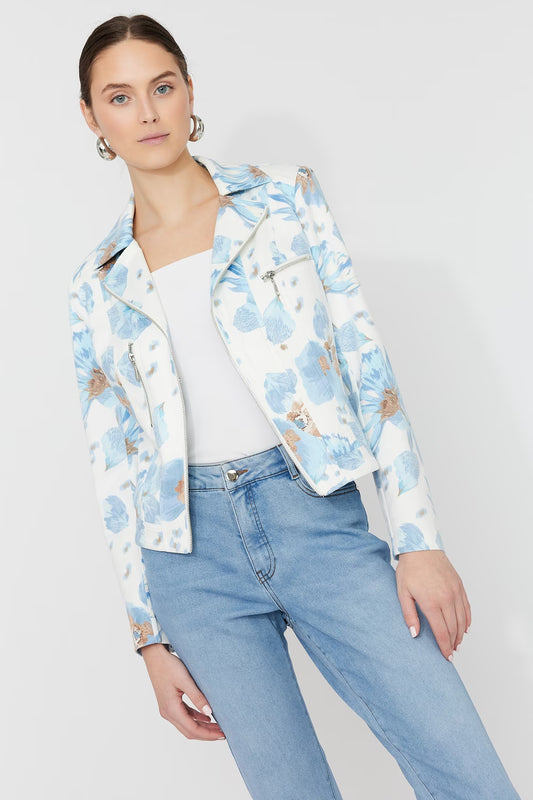 Frank Lyman Blue & White Jacket by The Nook