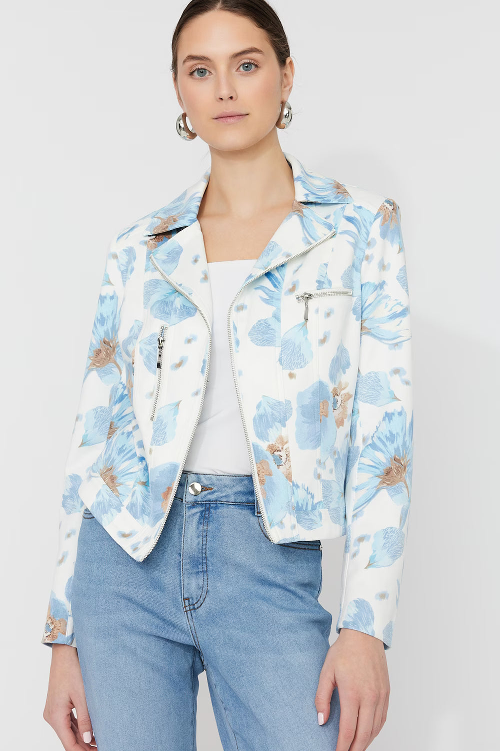 Frank Lyman Blue & White Jacket by The Nook