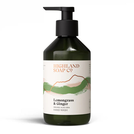 Lemongrass & Ginger Hand Wash 300ml by The Highland Soap Co.