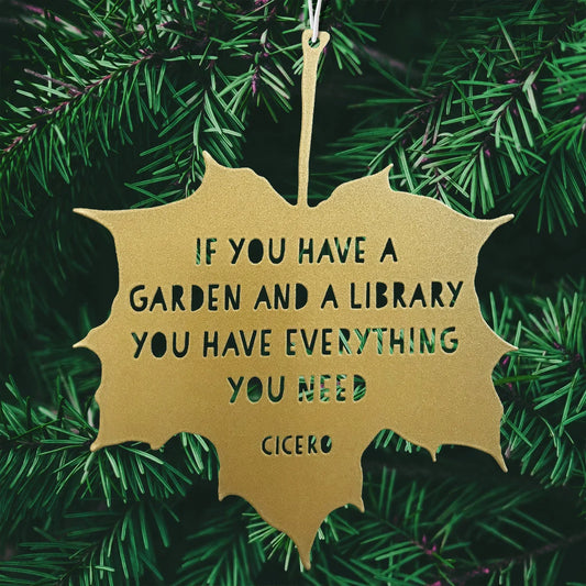 Metal Leaf Quote