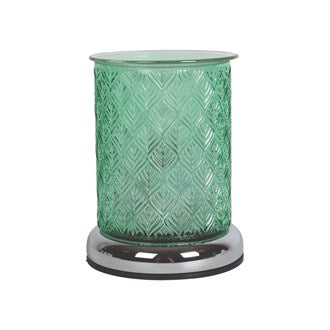 Electric Wax Melter Touch - Green Glass Leaf