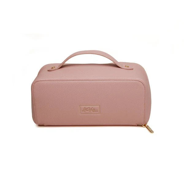 Large Pink Luxury Train Beauty Case by The Nook