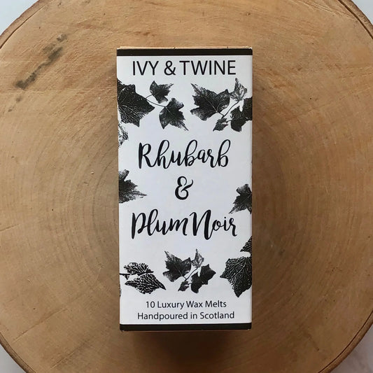 Rhubarb & Plum Noir Ivy Melts (10) by Ivy & Twine