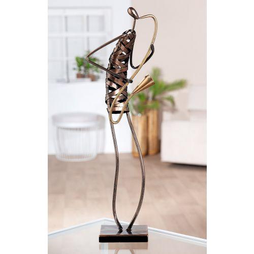Ribbon Saxophone Sculpture