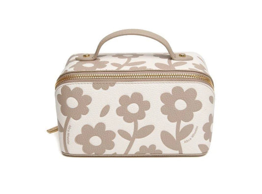 Stone Floral Mini Train Beauty Case by The Nook