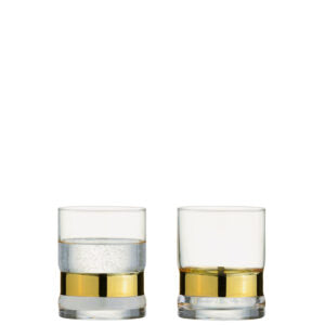 Soho Tumblers Gold Set of 2 by The DRH Collection