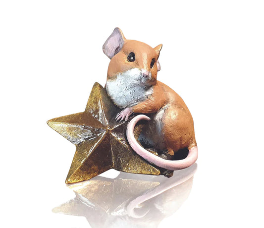 Little Star Mouse Resin Bronze Sculpture by Richard Cooper Studios