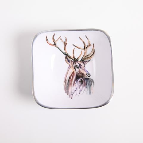 Stag Square Bowl