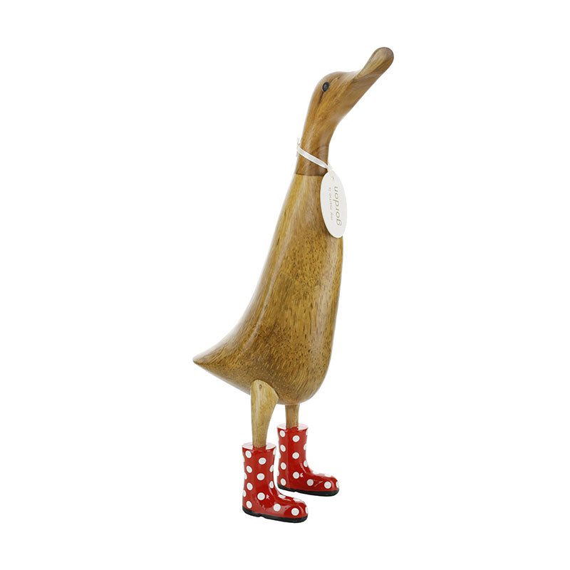 Natural Ducklet with Spotty Wellies by DCUK
