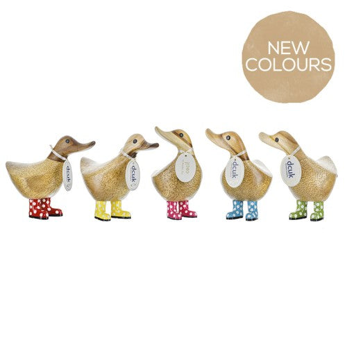 Natural Ducky with Spotty Wellies by DCUK