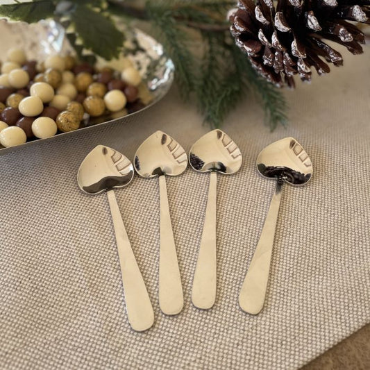 Heart Spoons (Set of 4) by The Just Slate Company