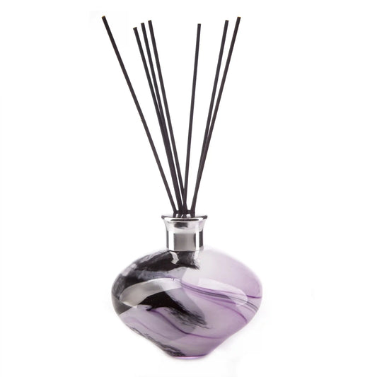 Oval Reed Diffuser in Purple Feather
