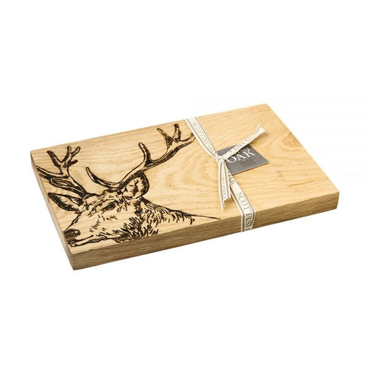 Oak Serving Board - Stag by The Just Slate Company