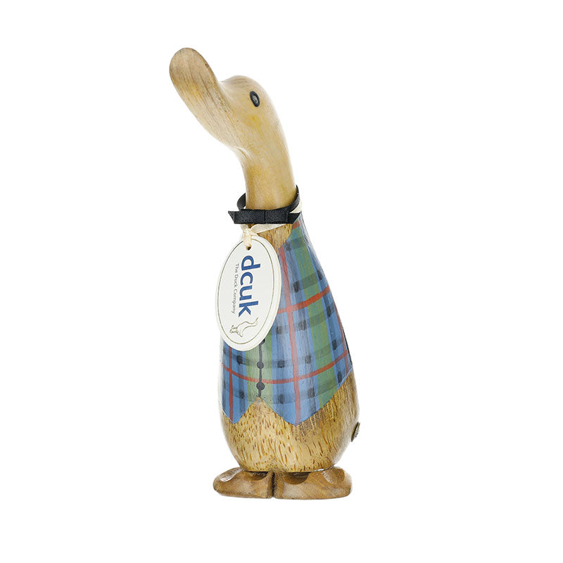 Natural Duckling with Tartan Waistcoat by DCUK