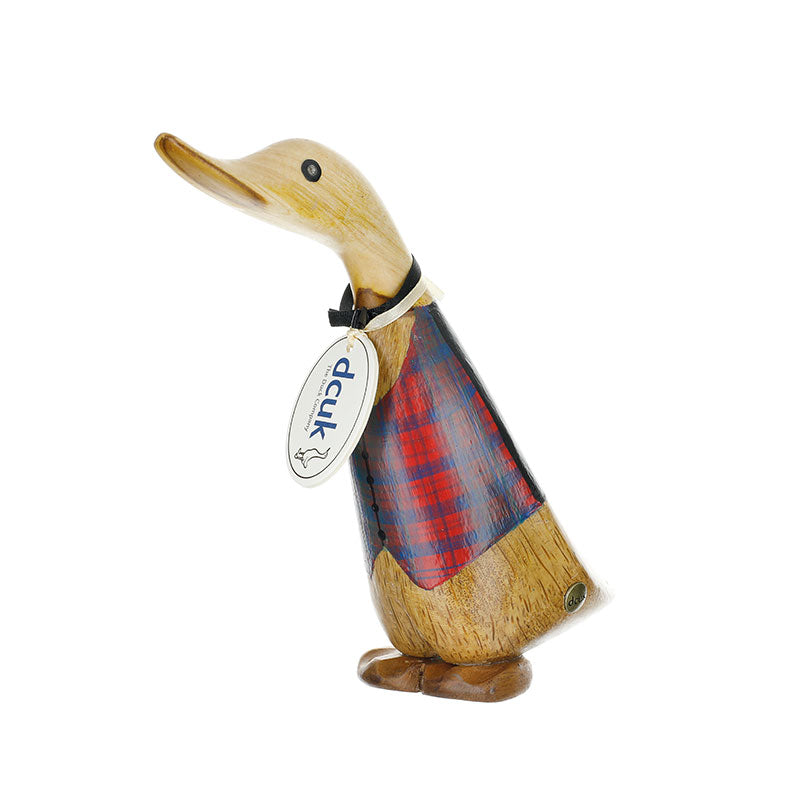 Natural Duckling with Tartan Waistcoat by DCUK