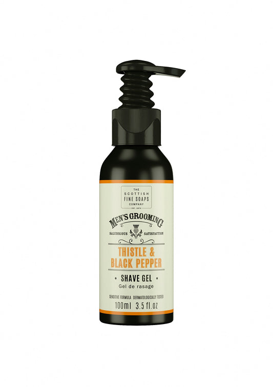 Thistle & Black Pepper Shave Gel by The Scottish Fine Soaps Company