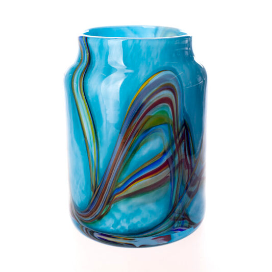 Medium Jar Vase in Oceanic