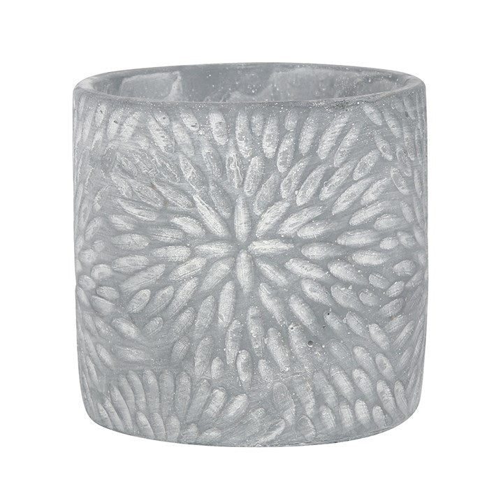 Grey Textured Plant Pot by Something Different