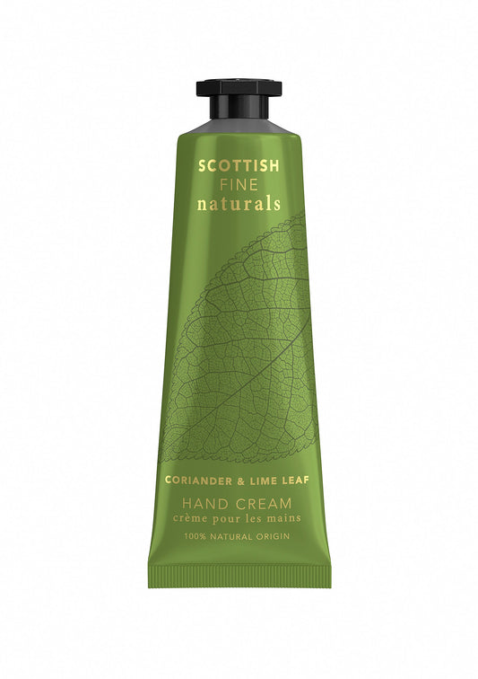Coriander & Lime Leaf Hand & Nail Cream 30ml by The Scottish Fine Soaps Company