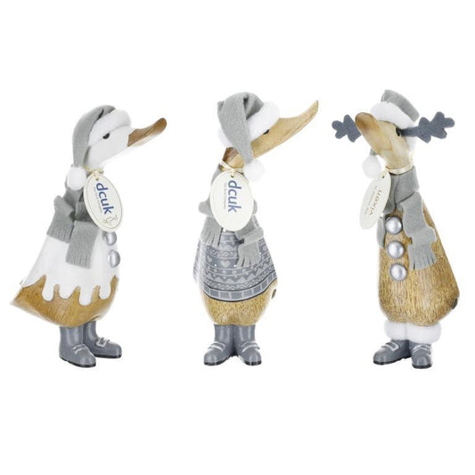 Grey Alpine Christmas Ducklings by DCUK