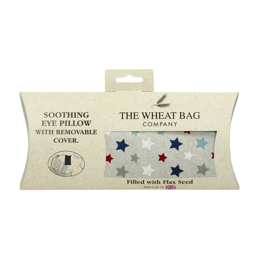Lavender & Flax Seed Microwavable Eye Pillow by The Wheat Bag Company