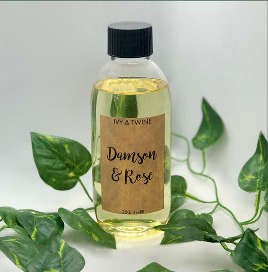 Damson & Rose (250ml) Diffuser Refill from Ivy & Twine