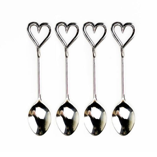 Love Heart Spoons (Set of 4) by The Just Slate Company