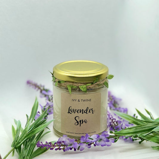 Lavender Spa (190g) Candle from Ivy & Twine